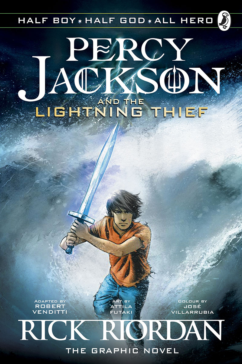 Percy Jackson and the Lightning Thief - The Graphic Novel (Book 1 of Percy Jackson) - Jacket