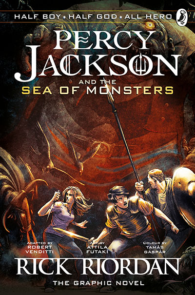 Percy Jackson and the Sea of Monsters: The Graphic Novel (Book 2) - Jacket
