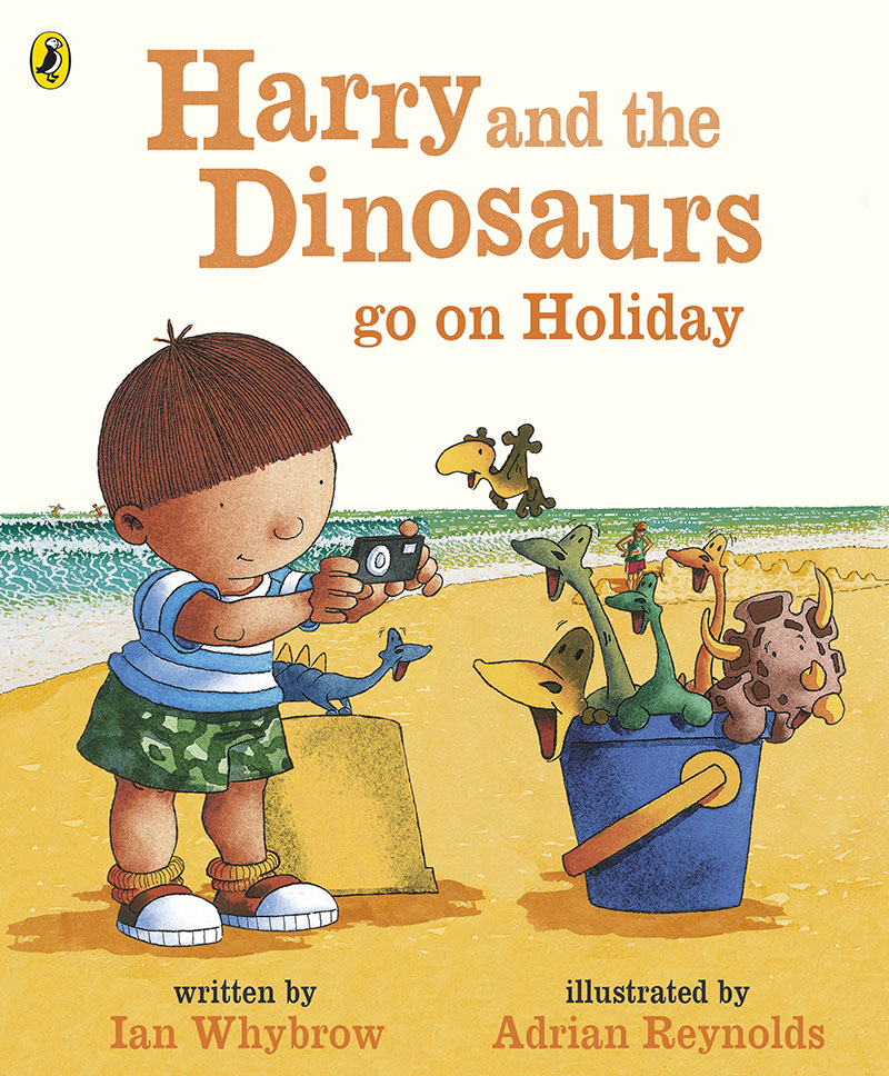 Harry and the Bucketful of Dinosaurs go on Holiday - Jacket