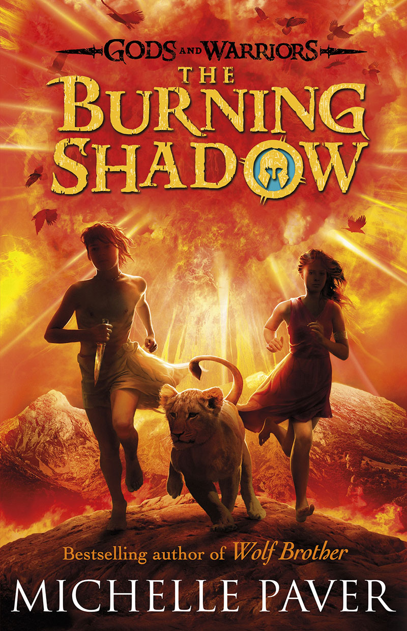 The Burning Shadow (Gods and Warriors Book 2) - Jacket