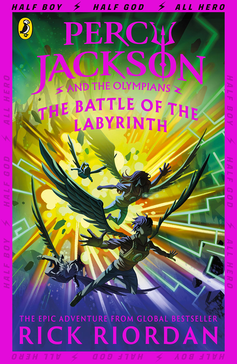 Percy Jackson and the Battle of the Labyrinth (Book 4) - Jacket
