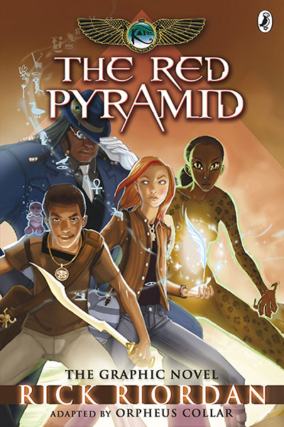 The Red Pyramid: The Graphic Novel (The Kane Chronicles Book 1) - Jacket
