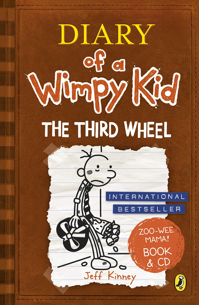 Diary of a Wimpy Kid: The Third Wheel book & CD - Jacket