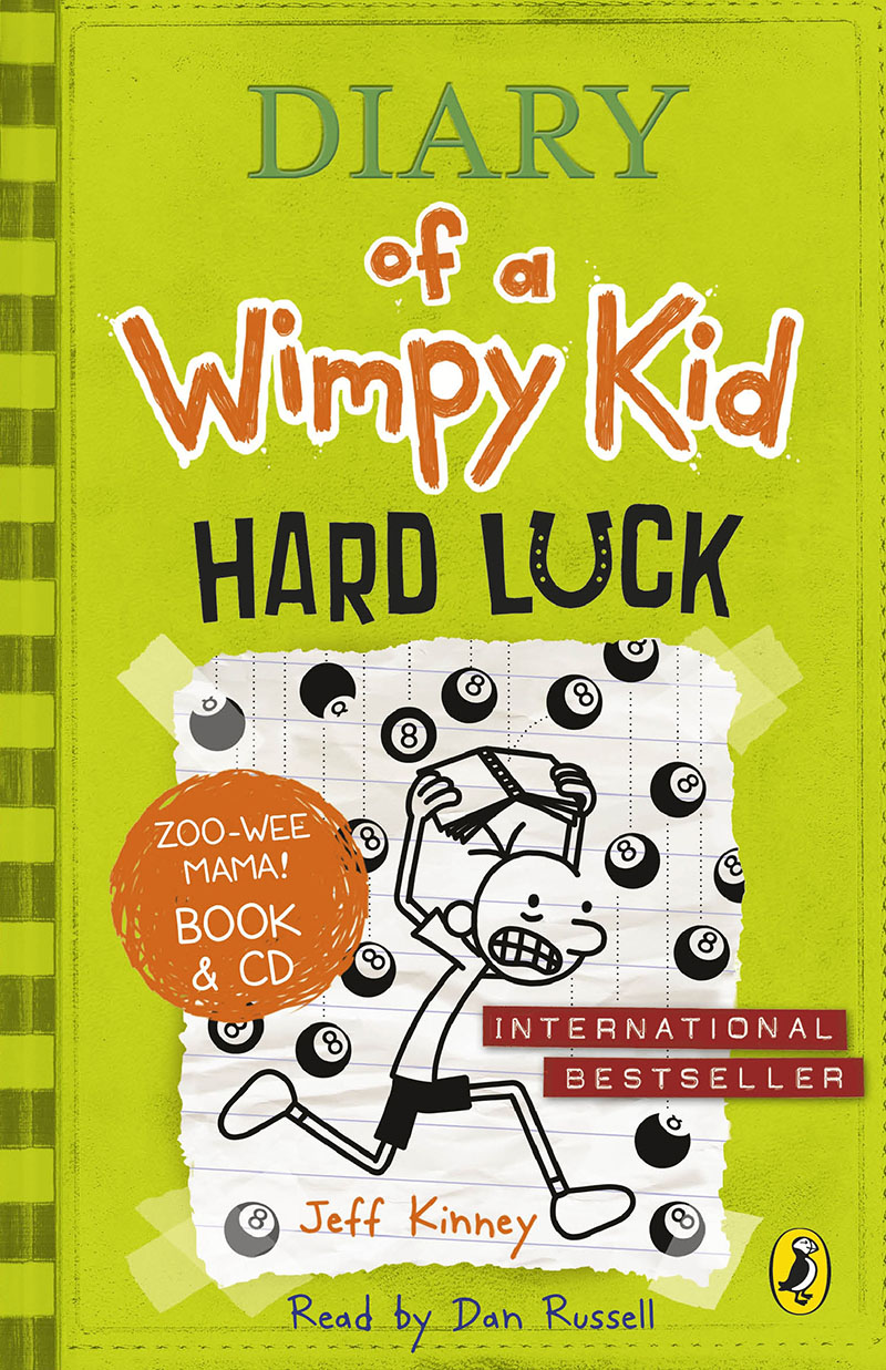 Diary of a Wimpy Kid: Hard Luck book & CD - Jacket
