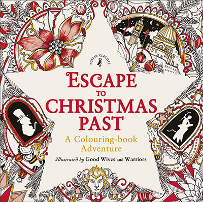 Escape to Christmas Past: A Colouring Book Adventure - Jacket