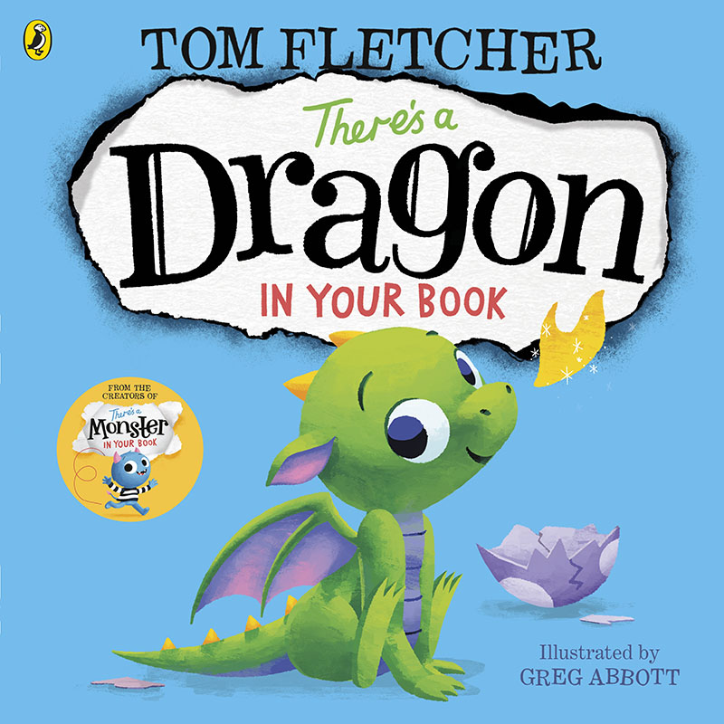 There's a Dragon in Your Book - Jacket