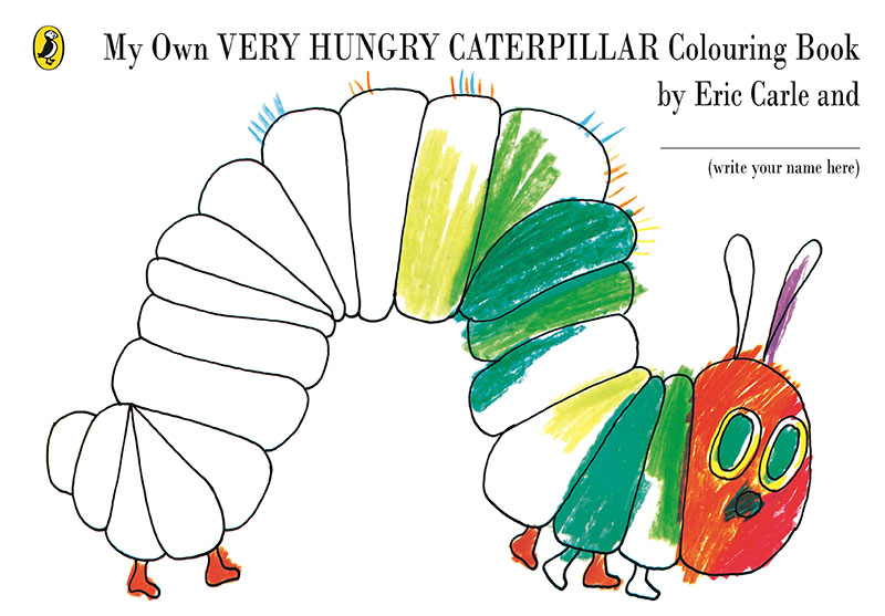 My Own Very Hungry Caterpillar Colouring Book - Jacket