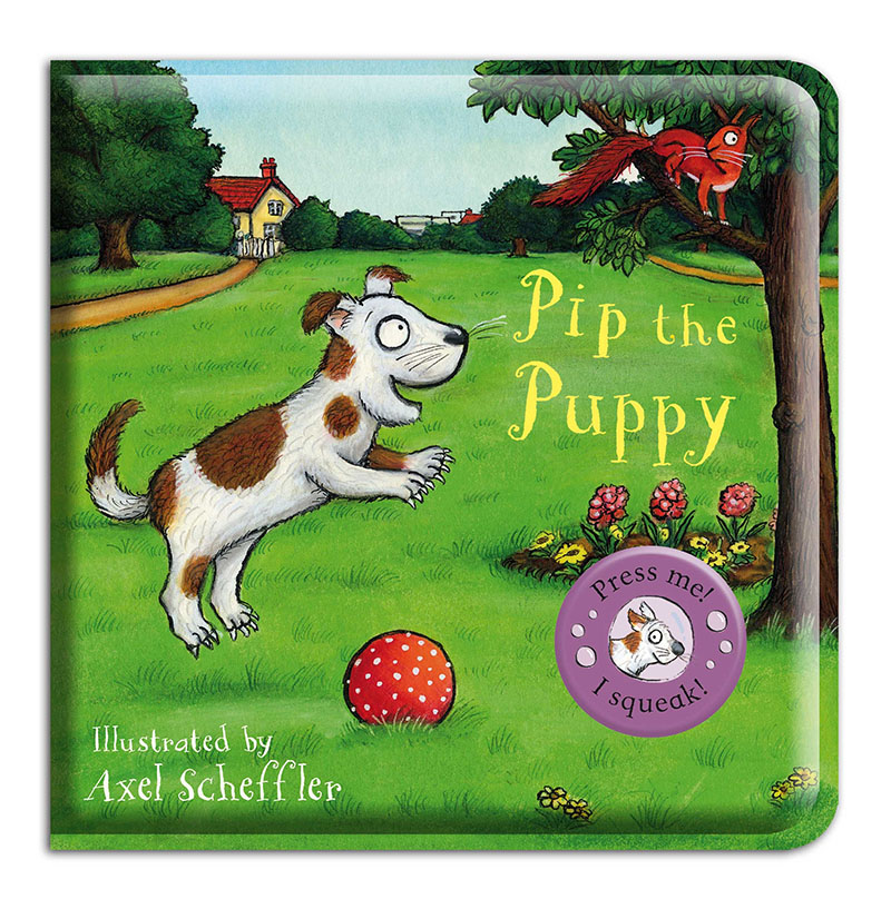 Pip the Puppy Bath Book - Jacket