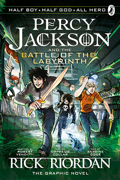 The Battle of the Labyrinth: The Graphic Novel (Percy Jackson Book 4) - Jacket