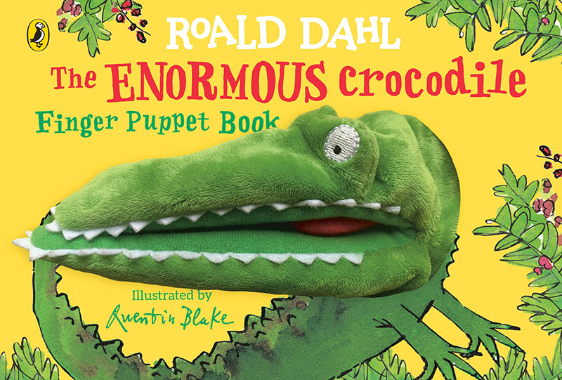 The Enormous Crocodile's Finger Puppet Book - Jacket