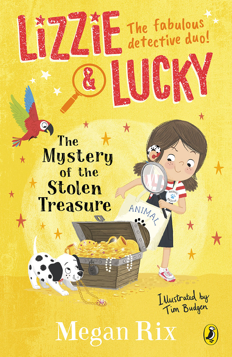 Lizzie and Lucky: The Mystery of the Stolen Treasure - Jacket