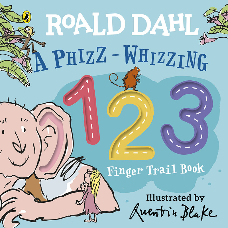 Roald Dahl: 123: A Phizz-Whizzing Finger Trail Book - Jacket