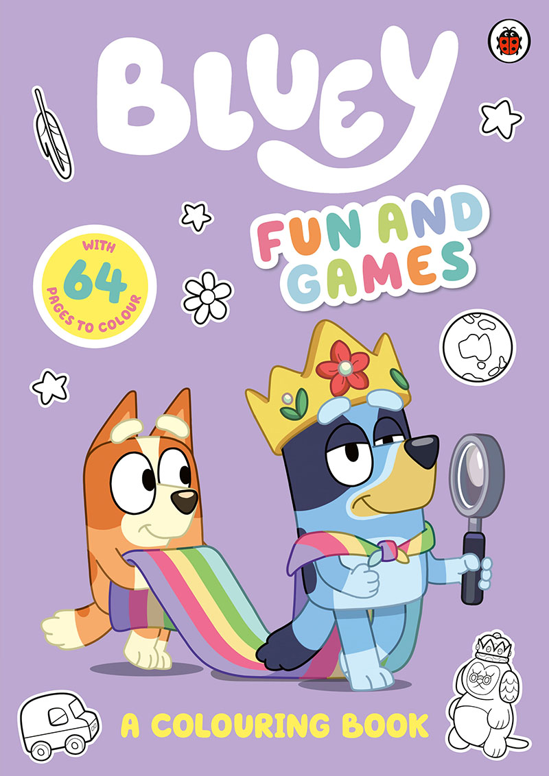 Bluey: Fun and Games: A Colouring Book - Jacket