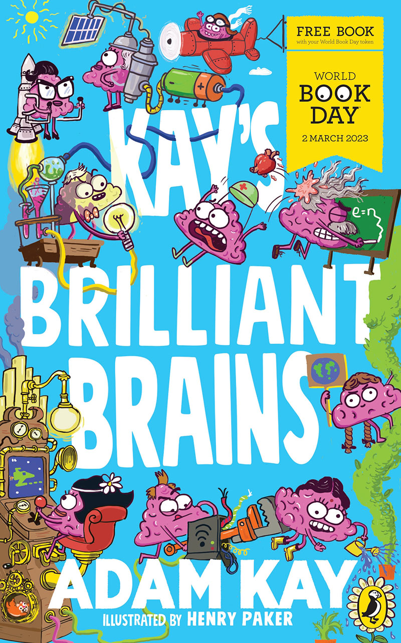 Kay's Brilliant Brains: World Book Day 2023 - Jacket