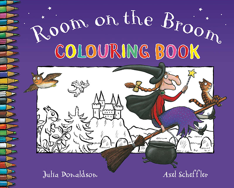 Room on the Broom Colouring Book - Jacket
