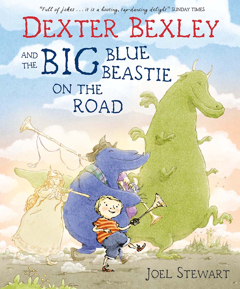 Dexter Bexley and the Big Blue Beastie on the Road - Jacket