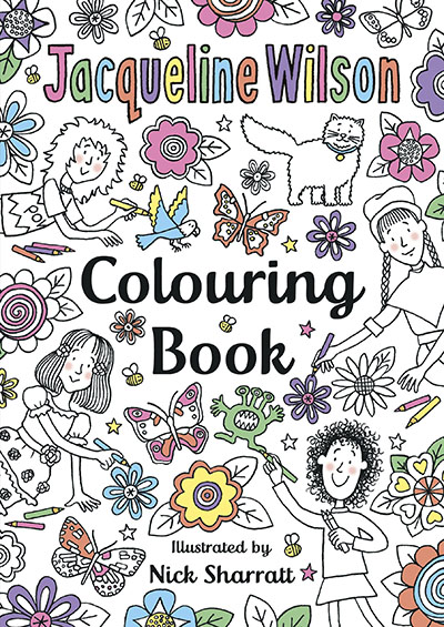 The Jacqueline Wilson Colouring Book - Jacket