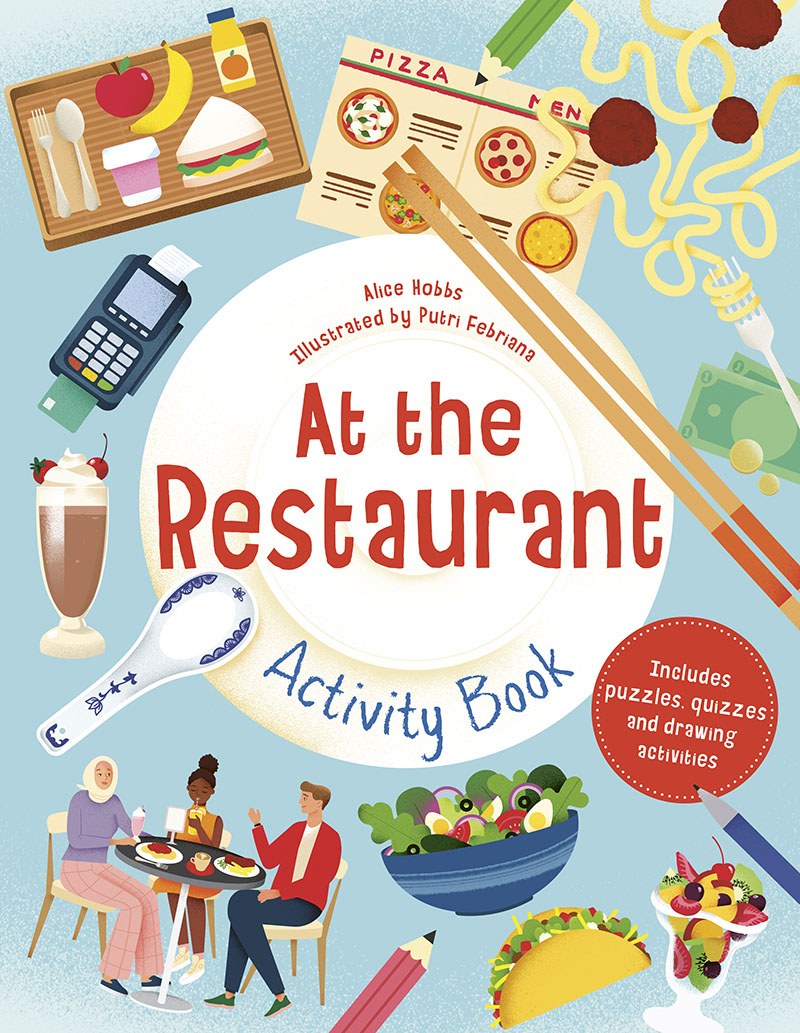 At the Restaurant Activity Book - Jacket