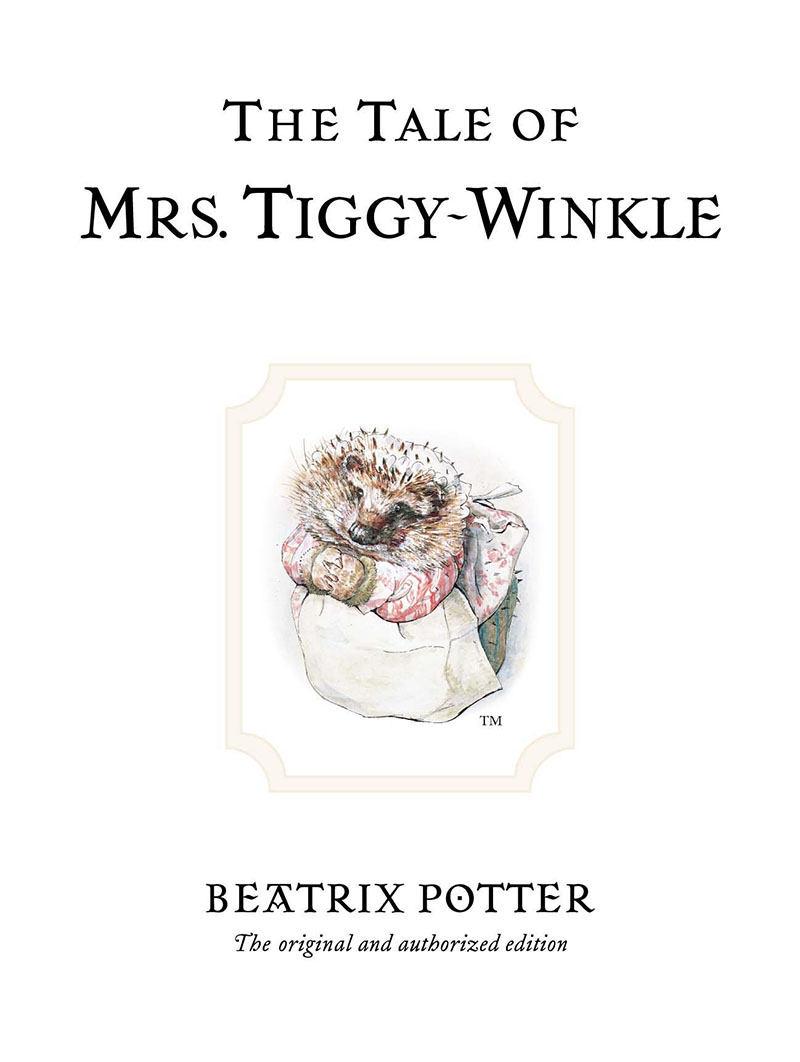 The Tale of Mrs. Tiggy-Winkle - Jacket