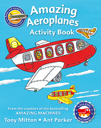 Amazing Machines Amazing Aeroplanes Activity Book - Jacket