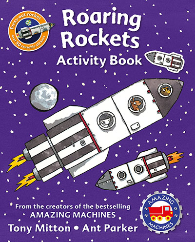 Amazing Machines Roaring Rockets Activity Book - Jacket