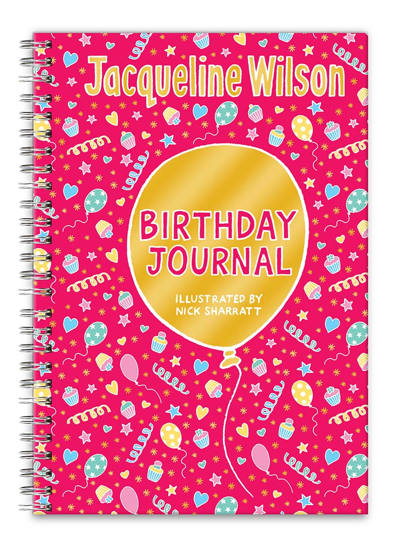 Jacqueline Wilson Birthday Journal - Jacket