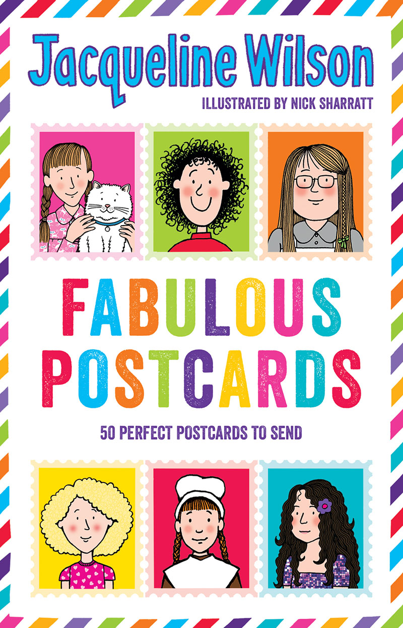 Jacqueline Wilson: Fabulous Postcards - Jacket