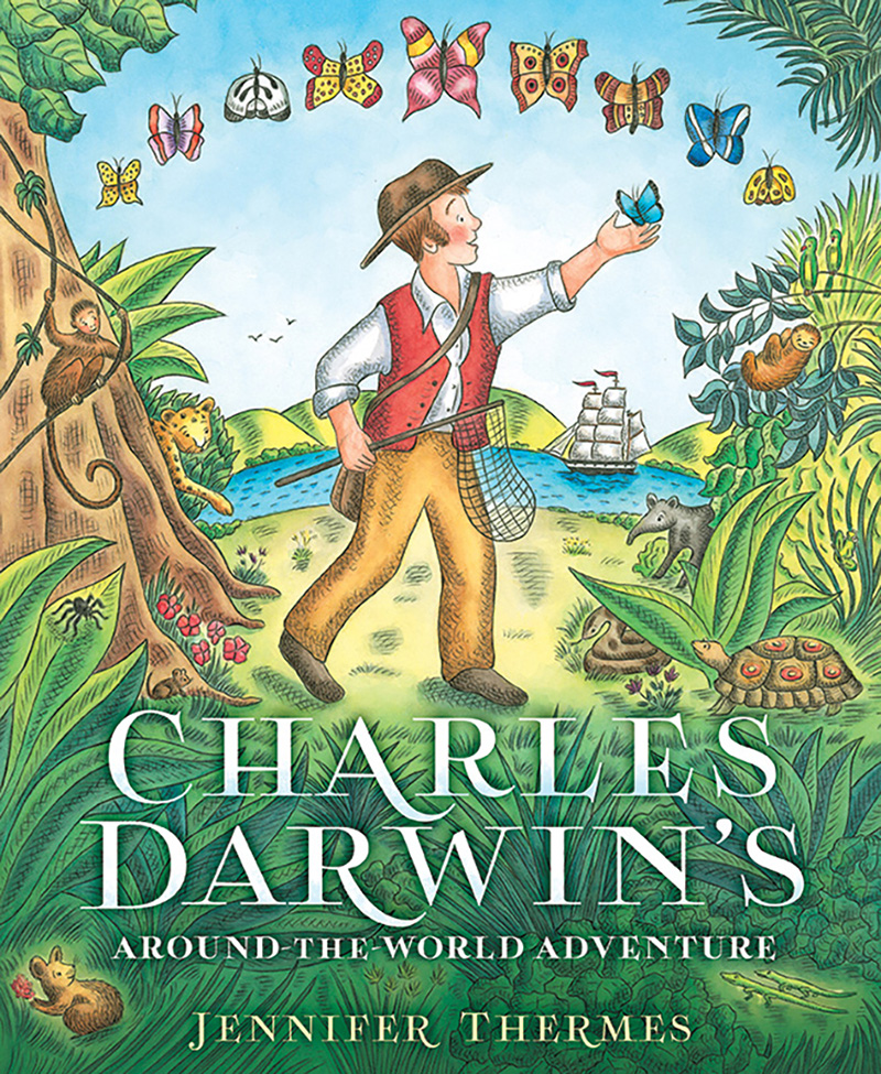 Charles Darwin's Around-the-World Adventure - Jacket