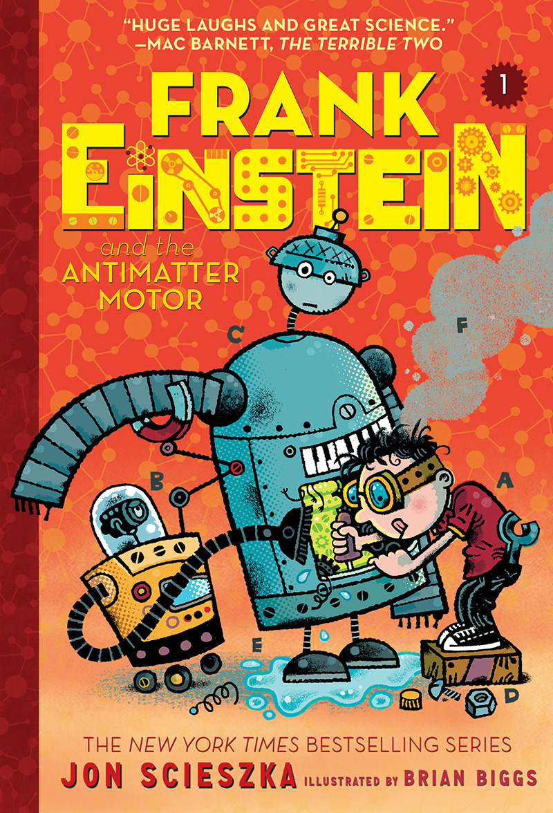 Frank Einstein and the Antimatter Motor (Frank Einstein series #1) - Jacket