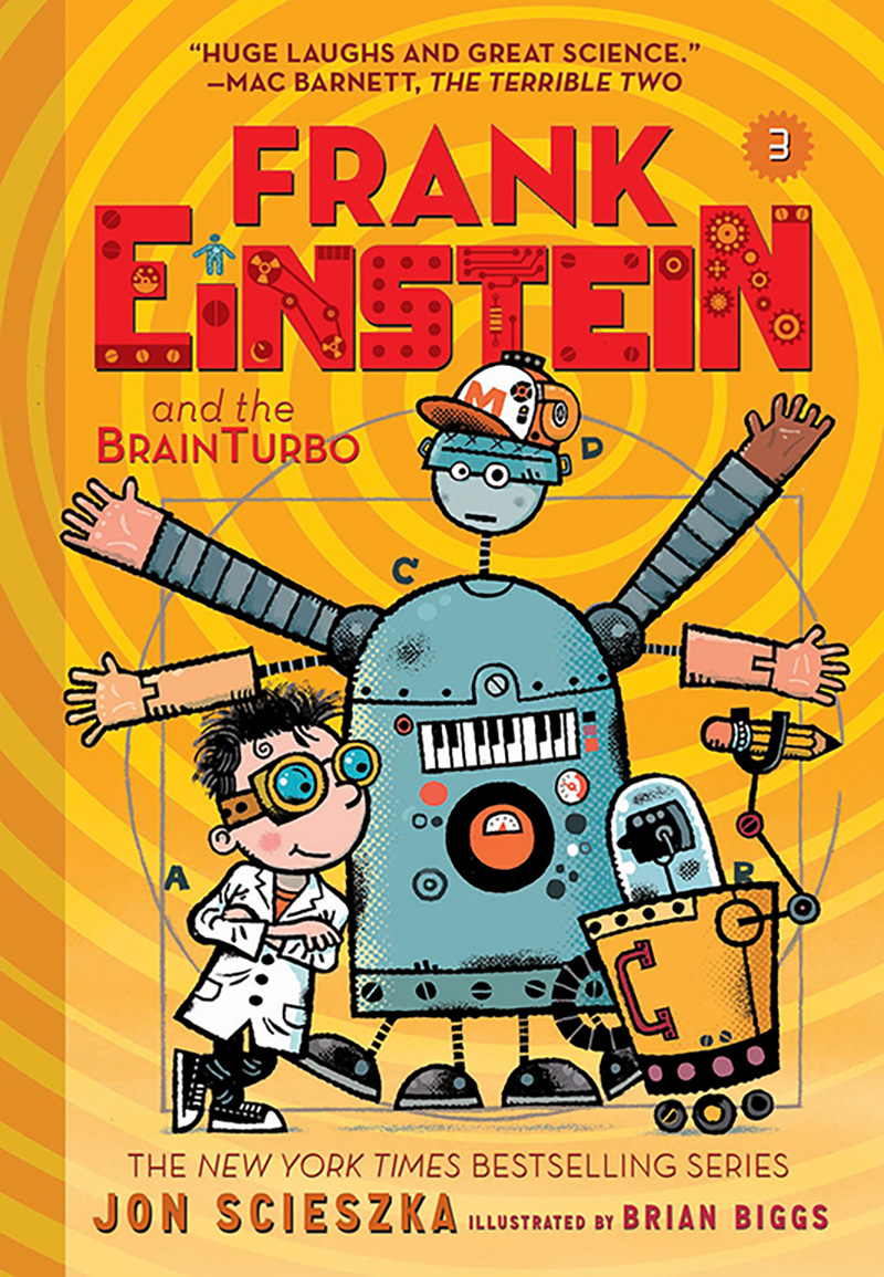 Frank Einstein and the BrainTurbo (Frank Einstein series #3) - Jacket