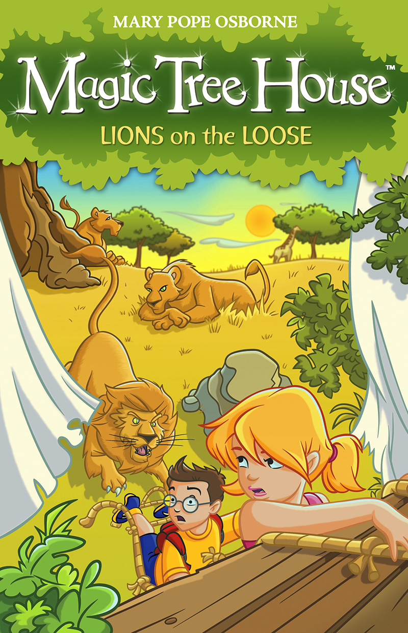 Magic Tree House 11: Lions on the Loose - Jacket