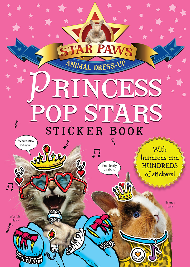 Princess Pop Stars Sticker Book: Star Paws - Jacket