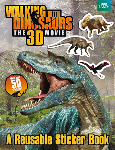 Walking with Dinosaurs Sticker Book - Jacket