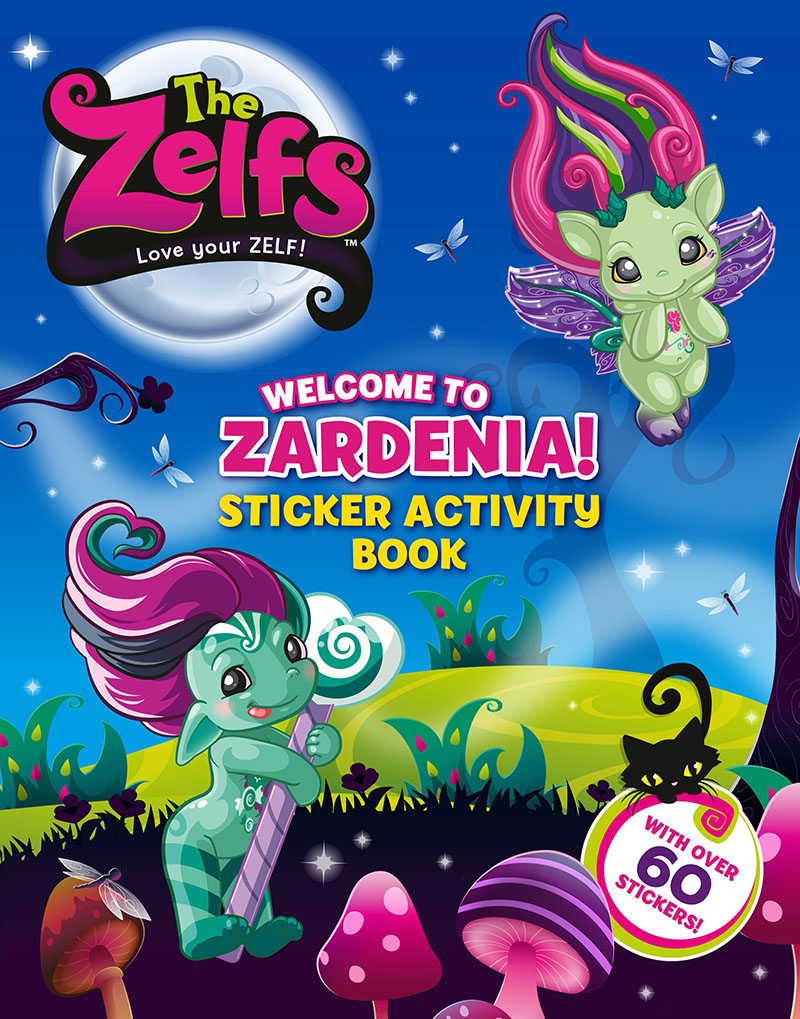 The Zelfs Sticker Book - Jacket