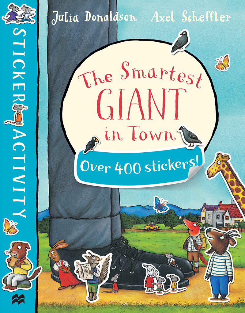 The Smartest Giant in Town Sticker Book - Jacket