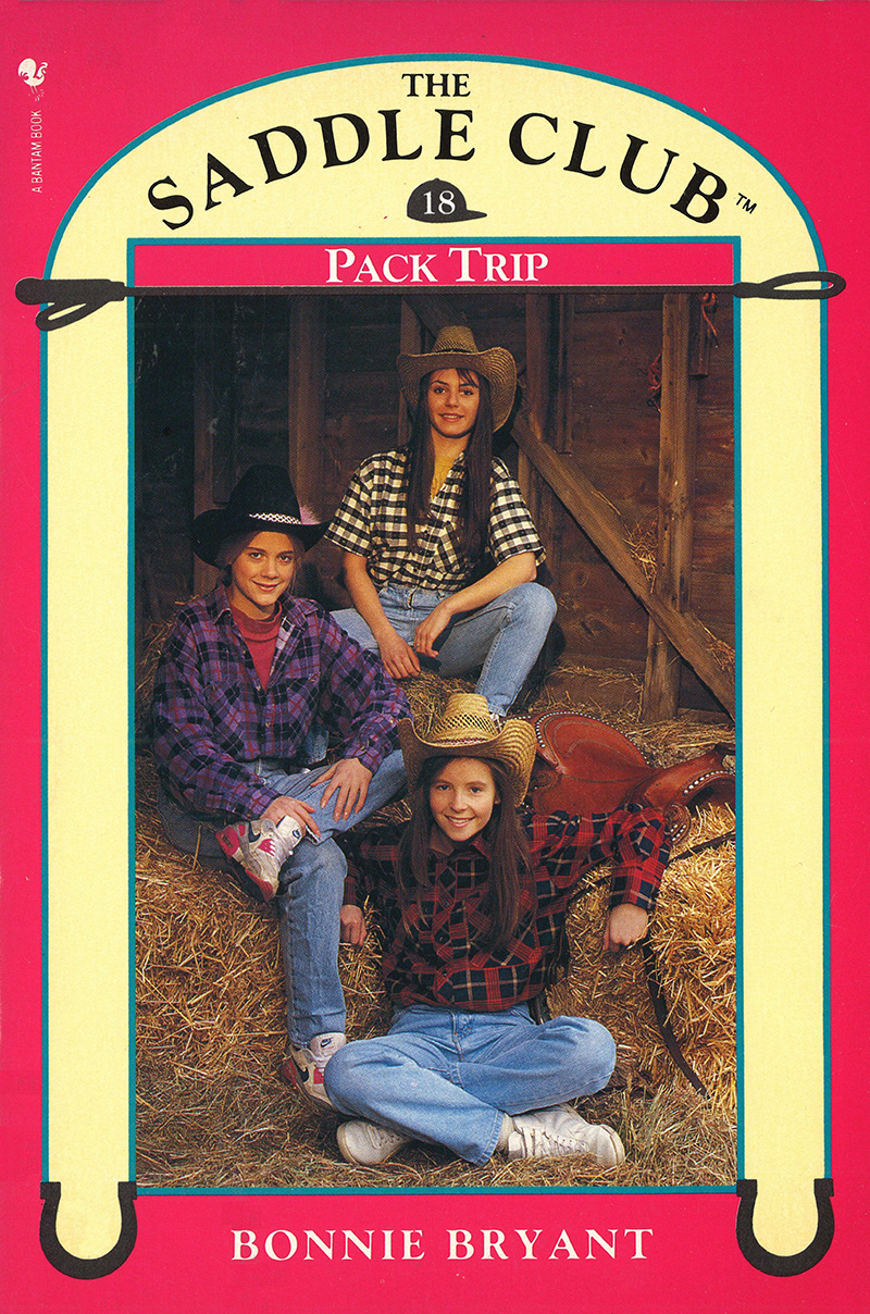 Saddle Club Book 18: Pack Trip - Jacket