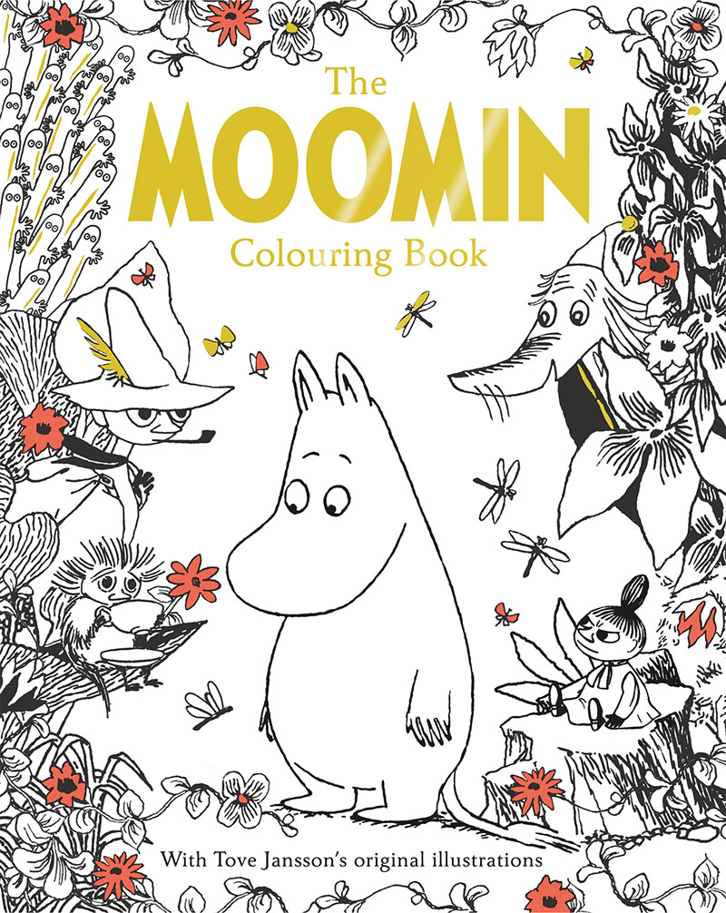 The Moomin Colouring Book - Jacket