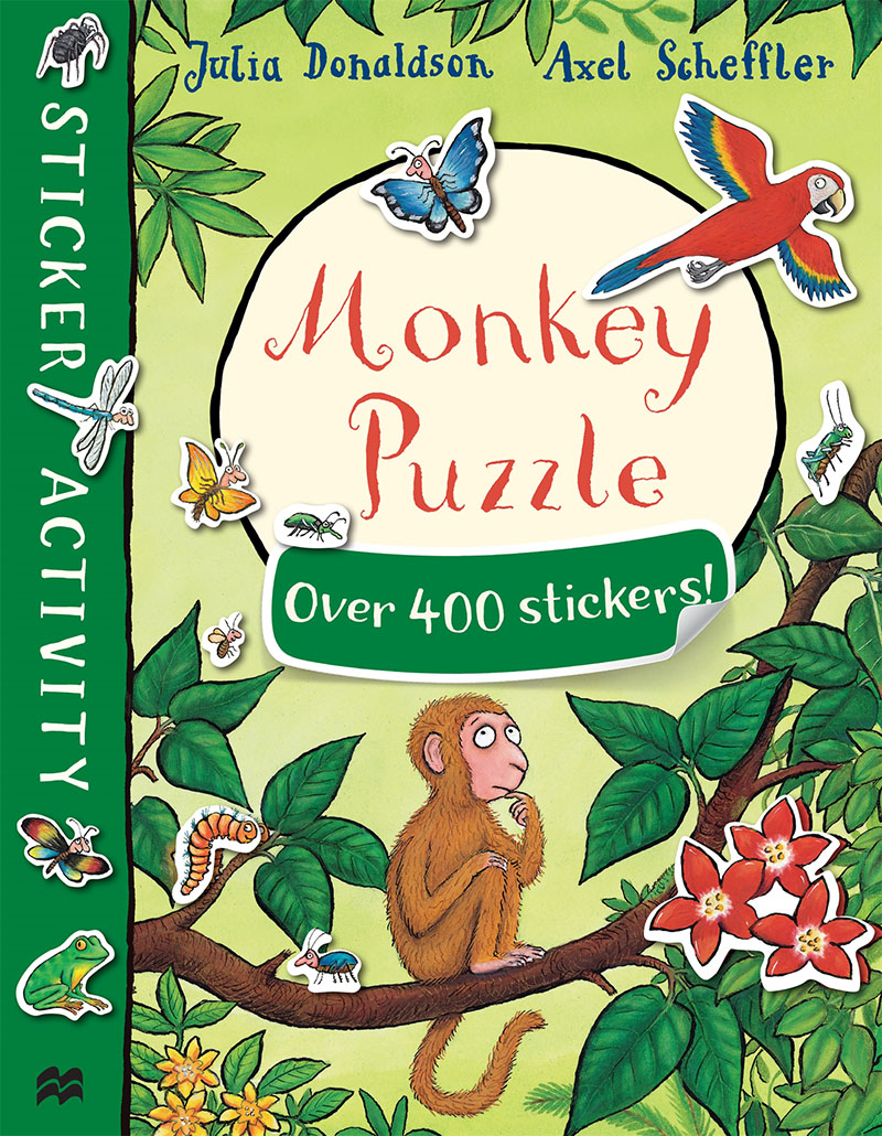 Monkey Puzzle Sticker Book - Jacket