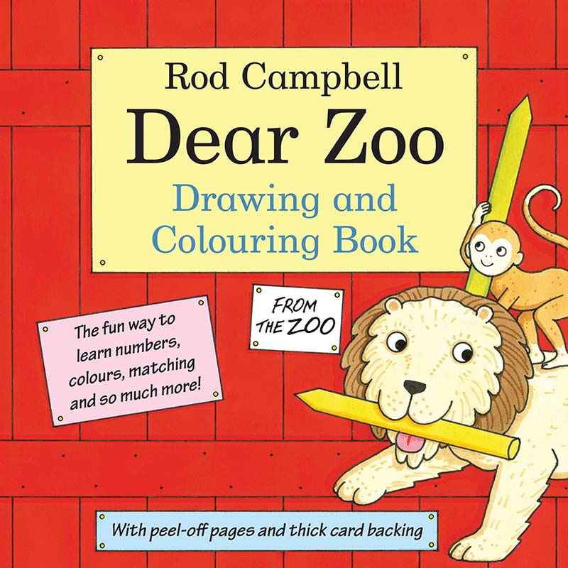The Dear Zoo Drawing and Colouring Book - Jacket
