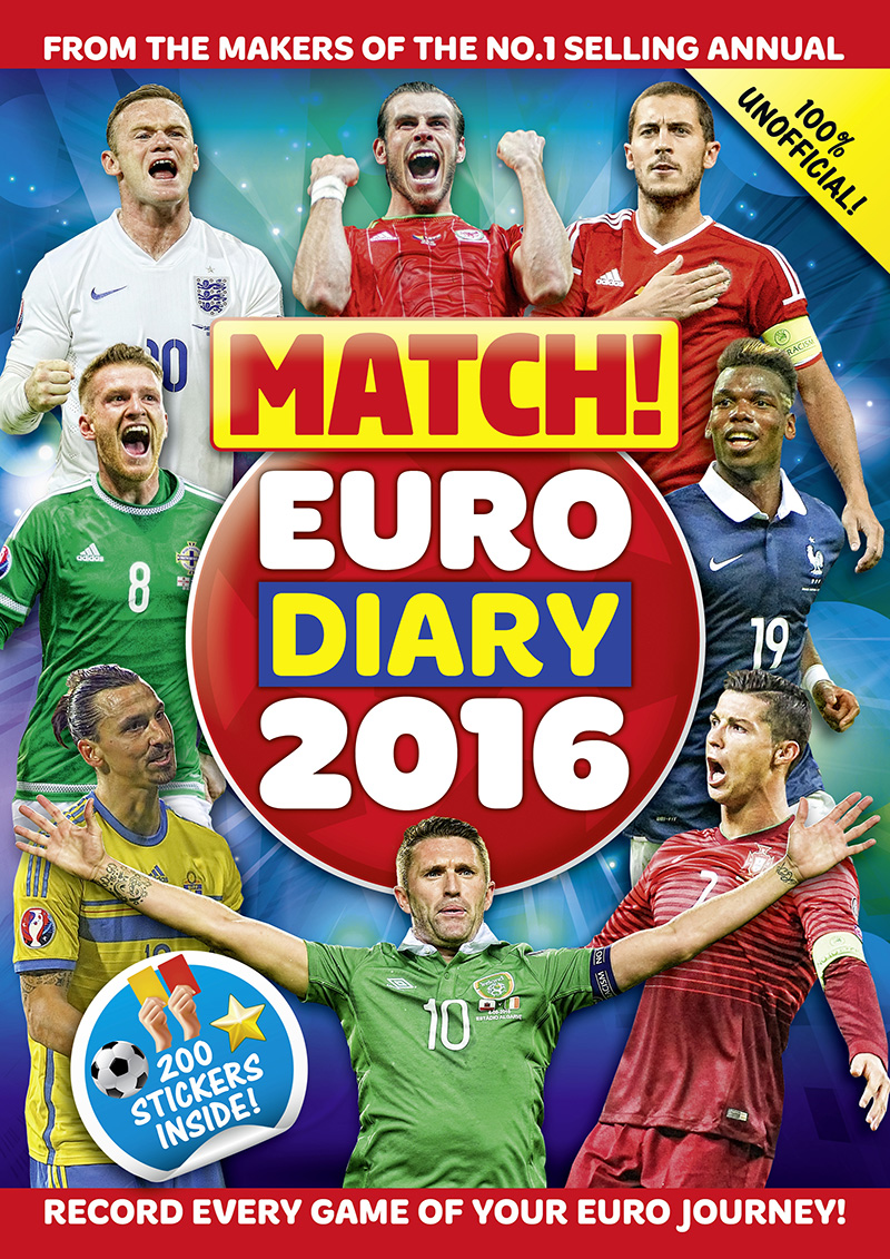 Match! Euro 2016 Diary: Record every game of your Euro journey 100% unofficial - Jacket