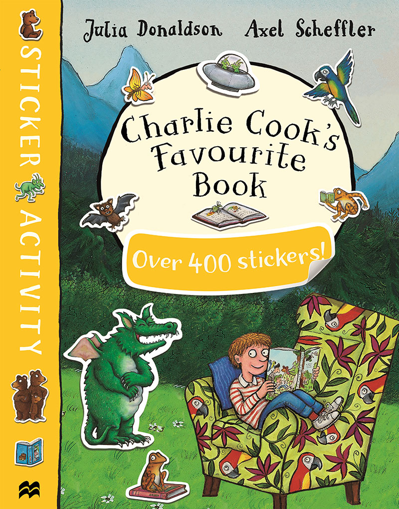 Charlie Cook's Favourite Book Sticker Book - Jacket