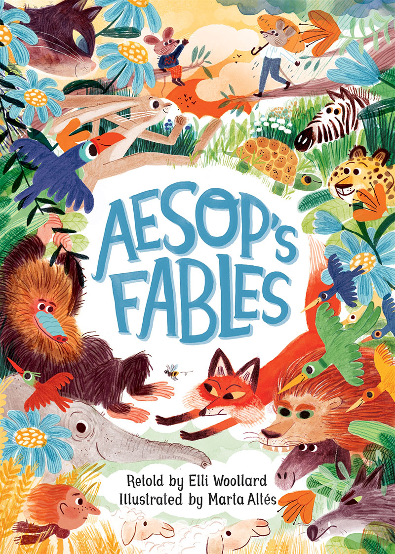 Aesop's Fables, Retold by Elli Woollard - Jacket