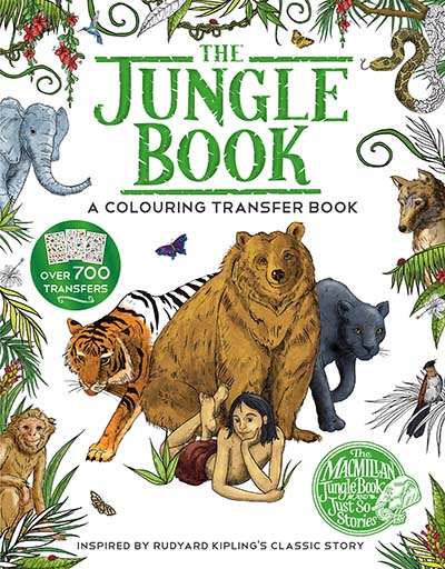 The Jungle Book: A Colouring Transfer Book - Jacket