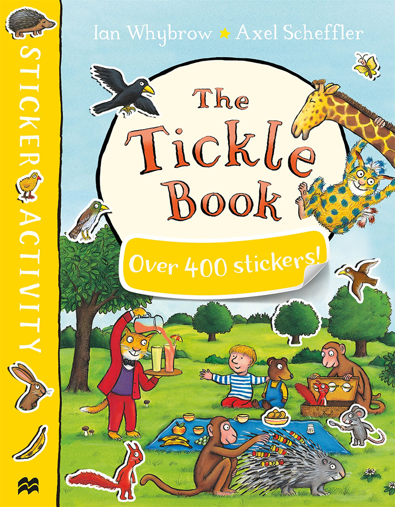The Tickle Book Sticker Book - Jacket