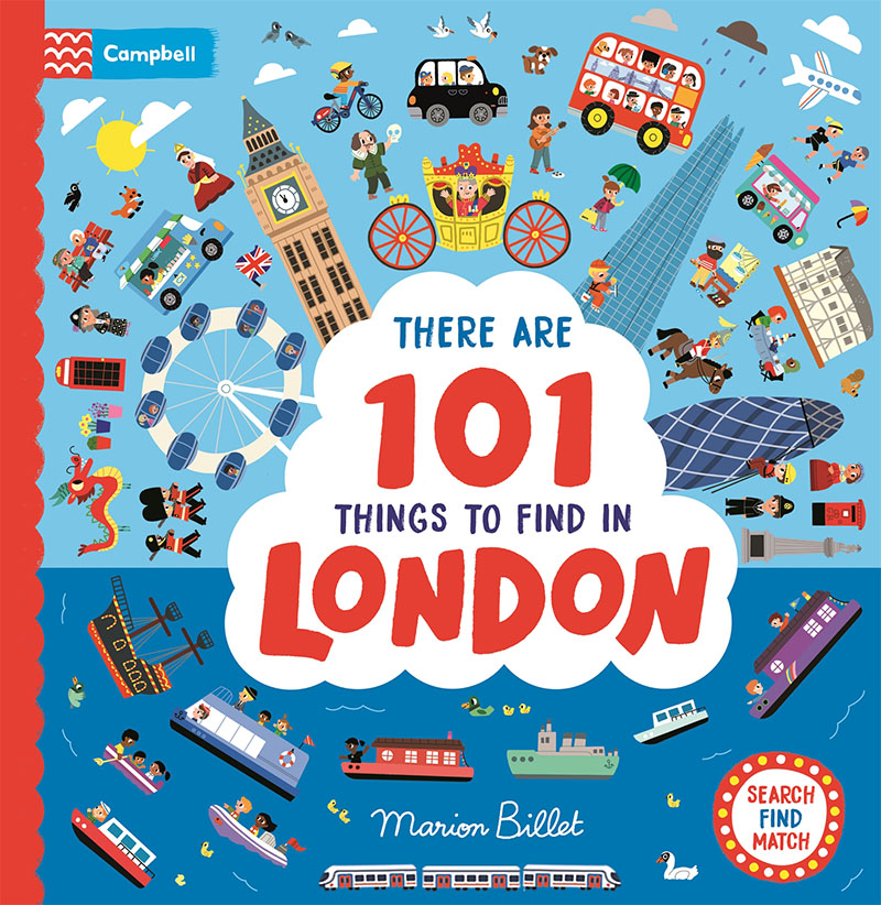 There Are 101 Things to Find in London - Jacket