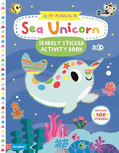 My Magical Sea Unicorn Sparkly Sticker Activity Book - Jacket