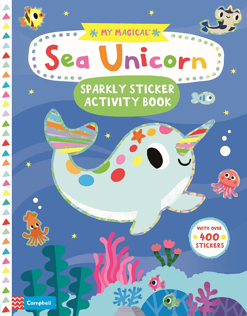 My Magical Sea Unicorn Sparkly Sticker Activity Book - Jacket