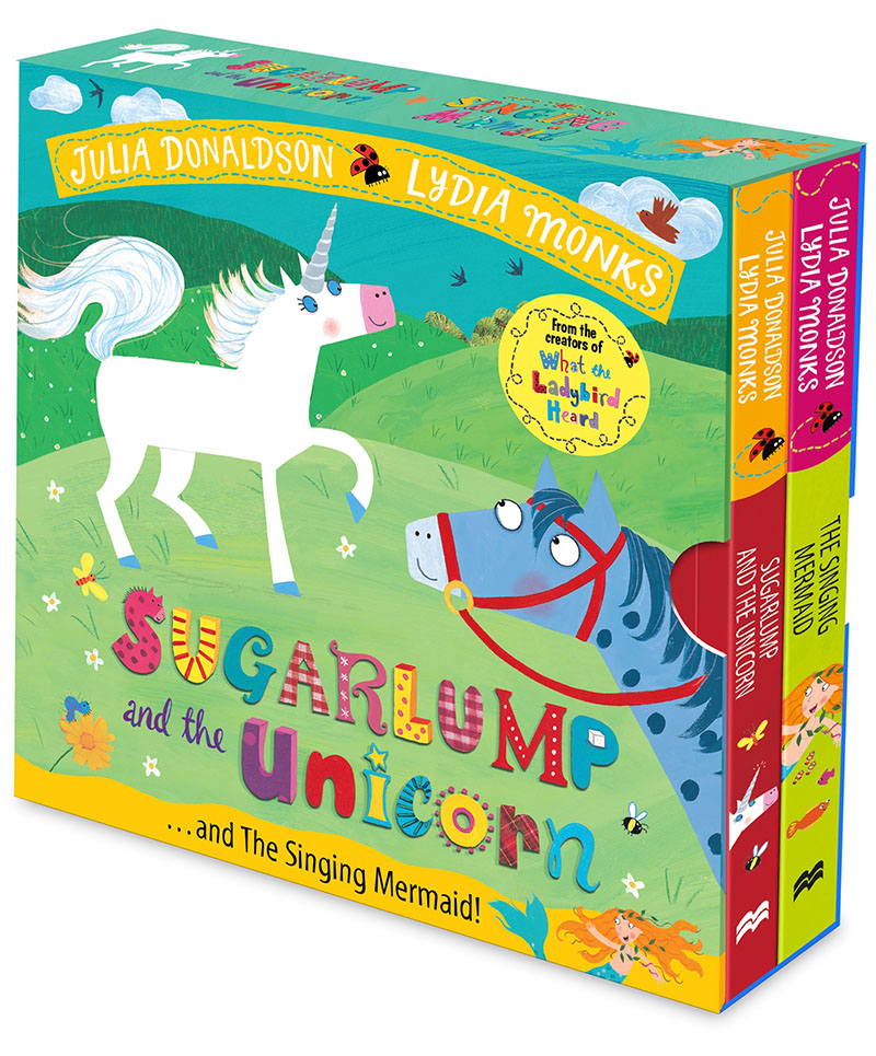 Sugarlump and the Unicorn and The Singing Mermaid Board Book Slipcase - Jacket
