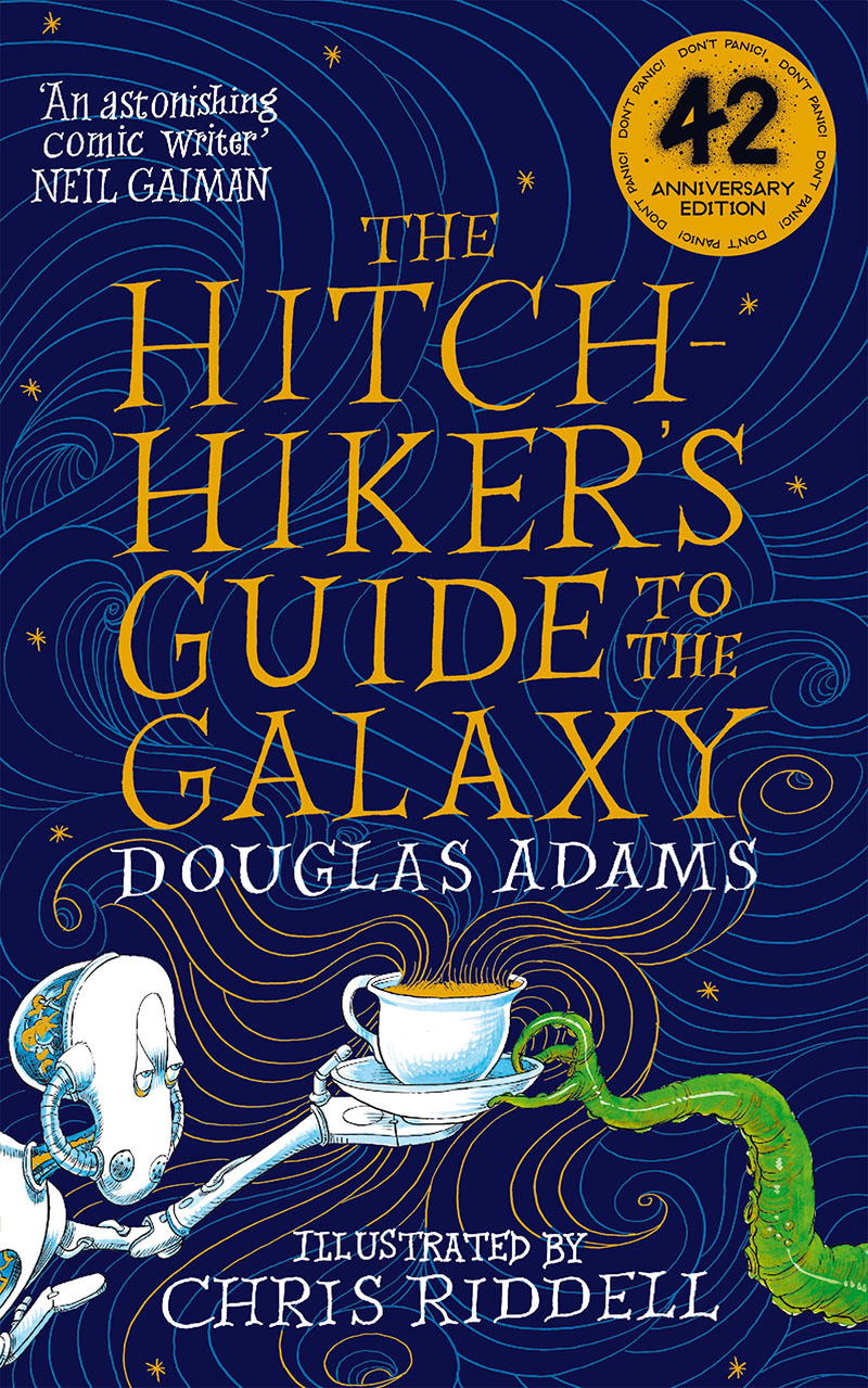 The Hitchhiker's Guide to the Galaxy Illustrated Edition - Jacket