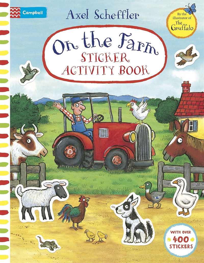 On The Farm Sticker Activity Book - Jacket